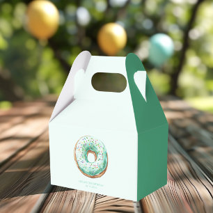 Sweet Time Pastel Green Doughnut Birthday Favour Box