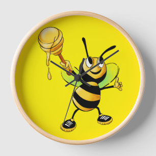 Sweet Time with Our Honey Bee Clock! 🍯🐝 Clock