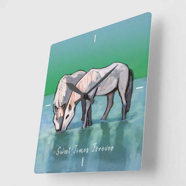 Sweet Times Forever Large Clock (Angle)