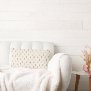 Sweet Tiny Tulips Lumbar Cushion