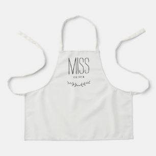 Sweet Title Editable Colour Custom Kid Apron