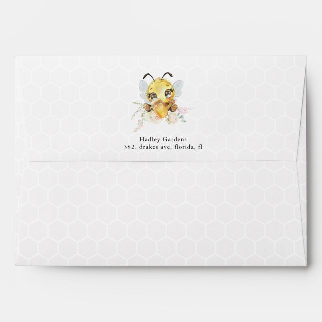 Sweet to Bee' Birthday Envelope (Back (Top Flap))