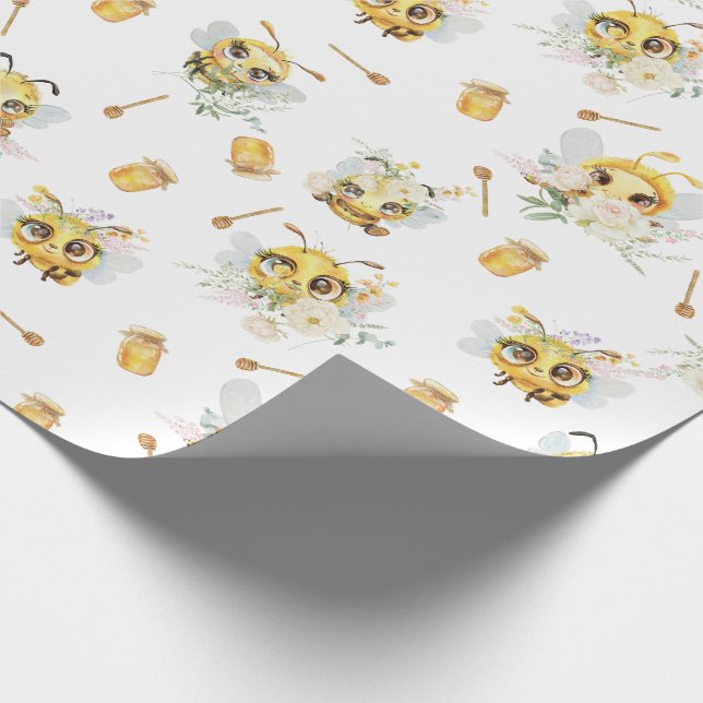Sweet to Bee' Birthday Gift Wrapping Paper (Corner)