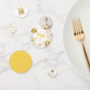 Sweet to Bee ONE' 1st Birthday Confetti