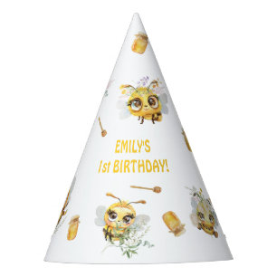 Sweet to Bee ONE Bumble Bee 1st Birthday Party Hat
