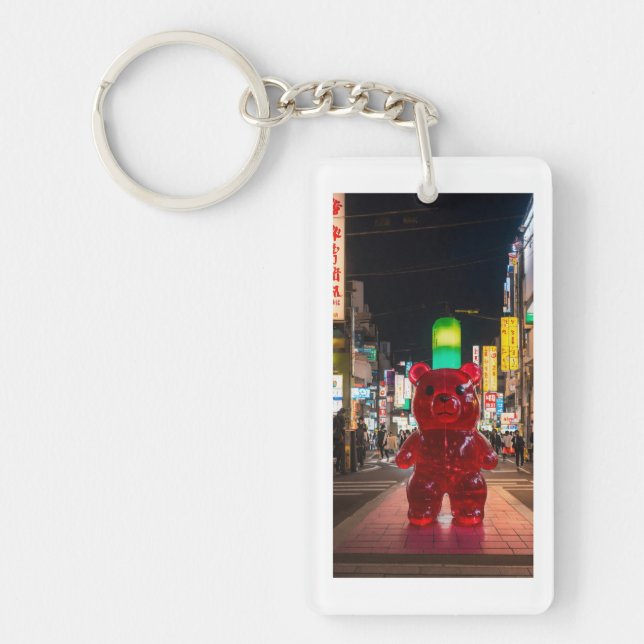 "Sweet Tokyo Stroll: Four-Story Gummy Bear" Key Ring (Front)