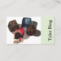 Sweet Tooth, Chocolate Art Business Card