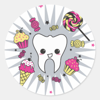 Sweet Tooth Classic Round Sticker
