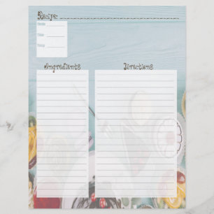 Sweet Tooth Recipe Card Inserts