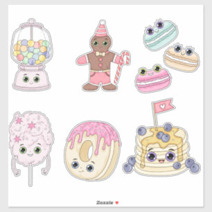 Sweet Treat Candy Land Custom-Cut Vinyl Sticker