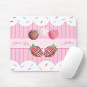 Sweet Treat Chocolate Strawberries And Cake Pops Mouse Pad