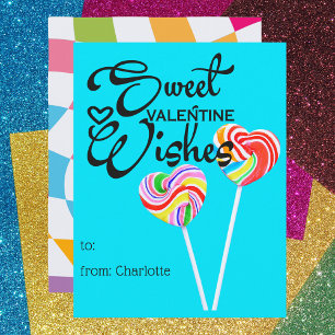 Sweet Treat Kid's Valentine's Day Classroom Card