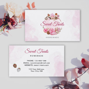 Sweet Treats Bakery Business Card