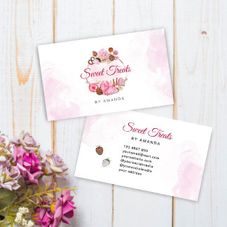 Sweet Treats Bakery Business Card