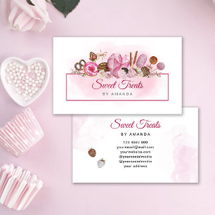 Sweet Treats Bakery Business Card