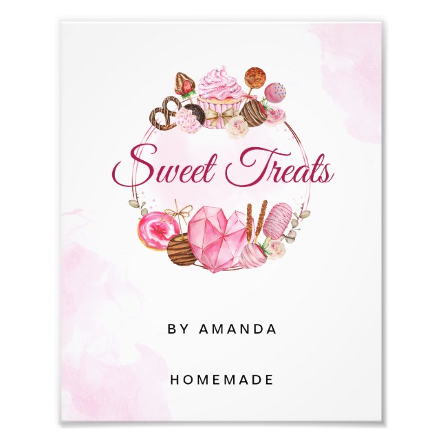 Sweet Treats Bakery  Photo Print (Front)
