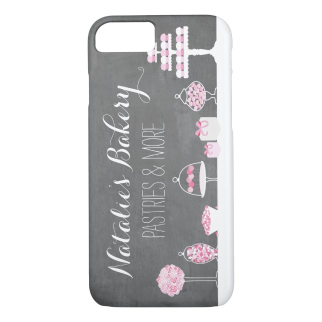 Sweet Treats Chalkboard Bakery Case-Mate iPhone Case (Back)