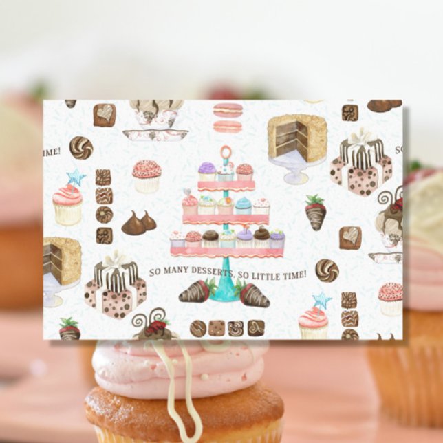 Sweet Treats Chocolates Cupcakes n Cakes Decoupage Tissue Paper (Creator Uploaded)