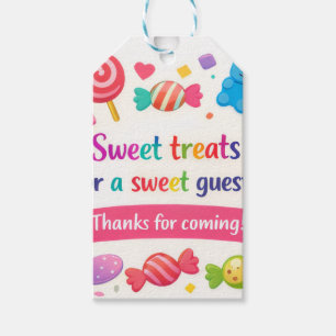 Sweet Treats Favour Tag – Candy Theme Party theme
