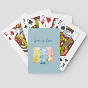 Sweet Treats Gummy Bears Playing Cards