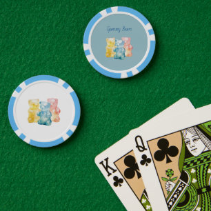 Sweet Treats Gummy Bears Poker Chips