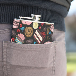 Sweet treats hip flask