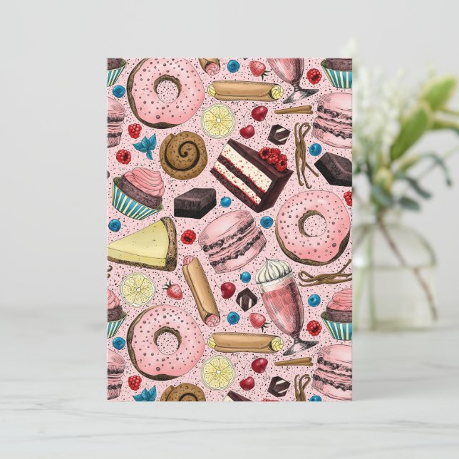 Sweet treats on pink (Standing Front)