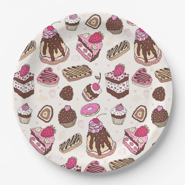 Sweet Treats Paper Plate (Front)