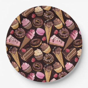 Sweet Treats Paper Plate