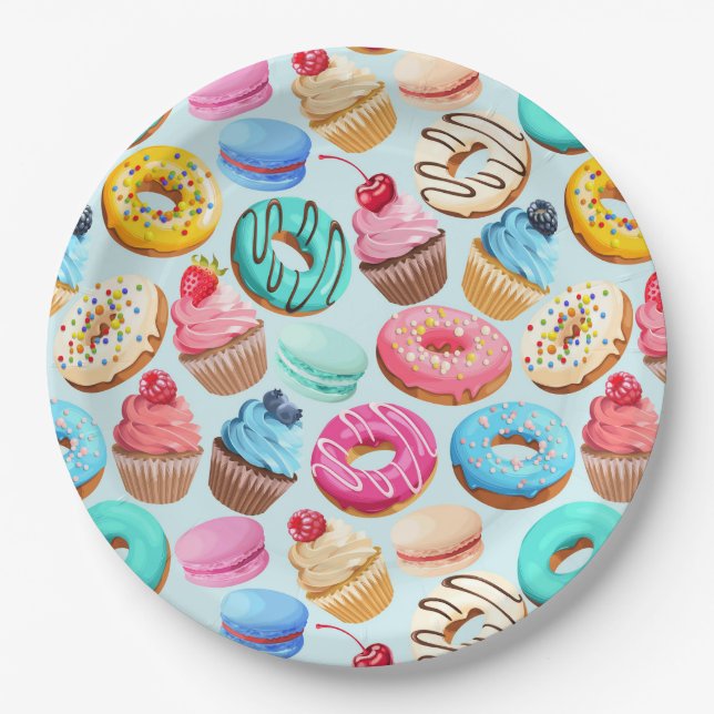 Sweet Treats Paper Plate (Front)
