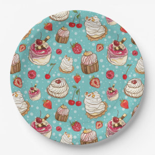 Sweet Treats Paper Plate