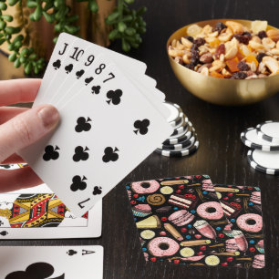 Sweet treats playing cards