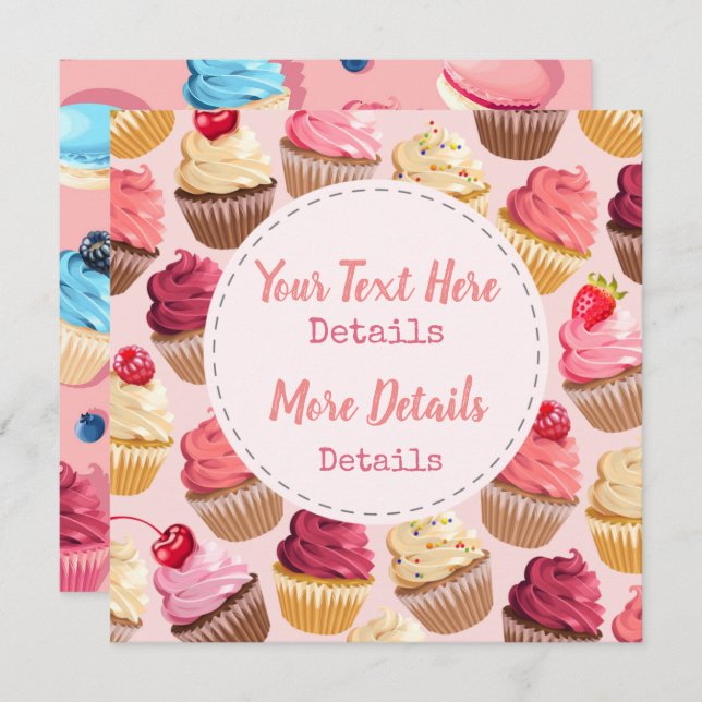 Sweet Treats Save The Date (Front/Back)