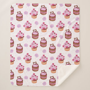 Sweet Treats Sherpa Blanket