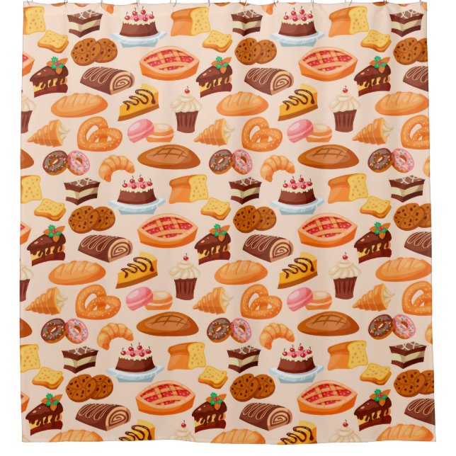 Sweet Treats Shower Curtain (Front)