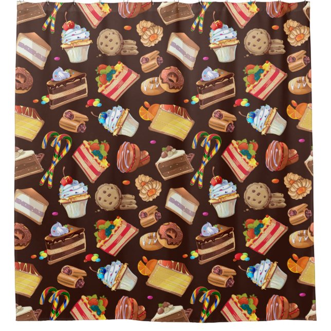Sweet Treats Shower Curtain (Front)