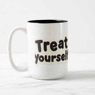 Sweet Treats Sticker Two-Tone Coffee Mug