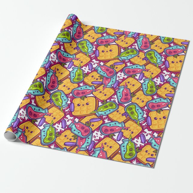 Sweet Treats Wrapping Paper (Unrolled)
