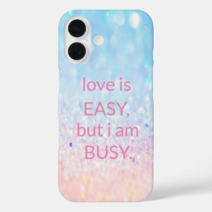 Sweet Trendy glitter iPhone 16 Case
