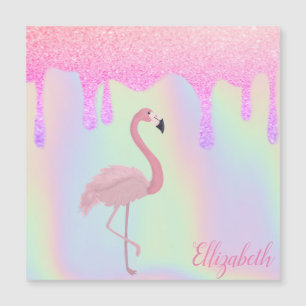 Sweet Trendy Holographic, Pink Flamingo
