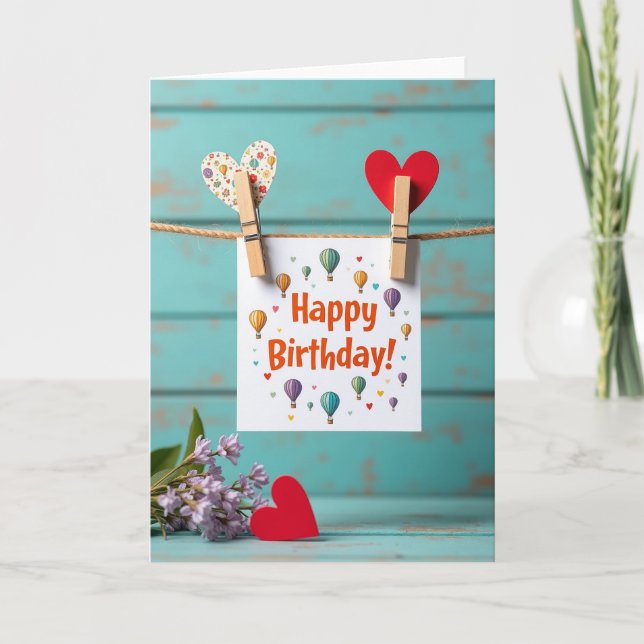 Sweet Twine Birthday Card (Front)