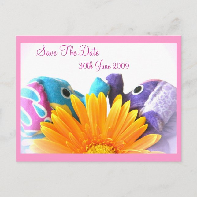 Sweet Union - Save The Date Announcement Postcard (Front)