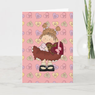 sweet valentine chocolates cutie holiday card