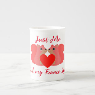 sweet valentine couple personalized customize bone china mug