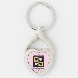 sweet valentine couple personalized customize key ring