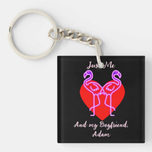 sweet valentine couple personalized customize key ring
