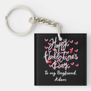sweet valentine couple personalized customize key ring