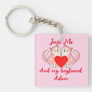 sweet valentine couple personalized customize key ring