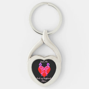 sweet valentine couple personalized customize key ring