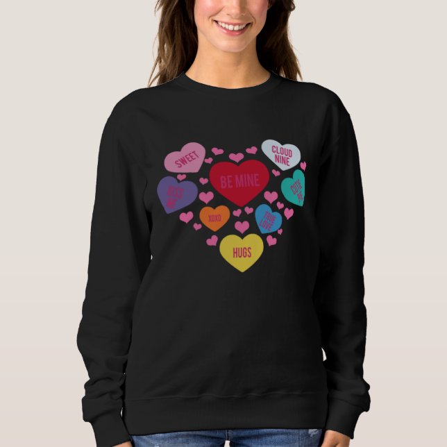Sweet Valentine Hearts Sweatshirt (Front)